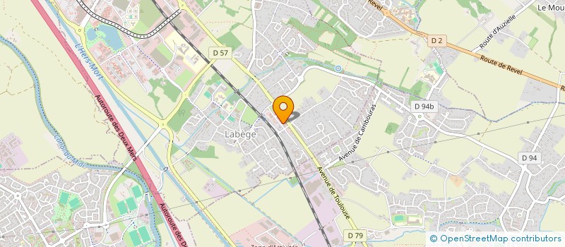 localisation de l'entreprise SCI ACTIVET  LABEGE