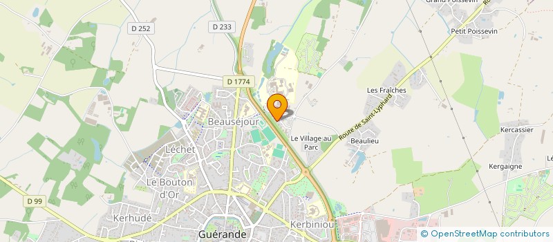 localisation de l'entreprise SCI ACTLM  GUERANDE