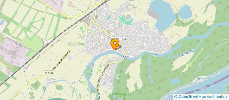 localisation de l'entreprise SCI ACTN  LA WANTZENAU