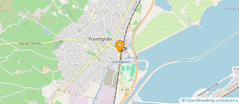 localisation de l'entreprise SCI ACUDIET à FRONTIGNAN