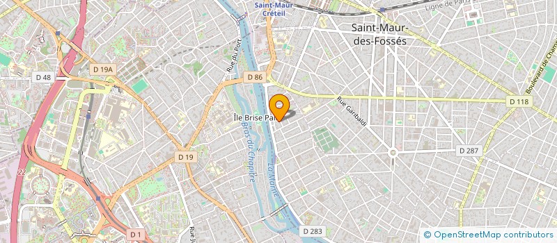 localisation de l'entreprise SCI ACV INVEST à SAINT-MAUR-DES-FOSSES