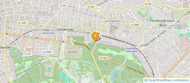 localisation de l'entreprise SCI ACVIJO à FONTENAY-SOUS-BOIS