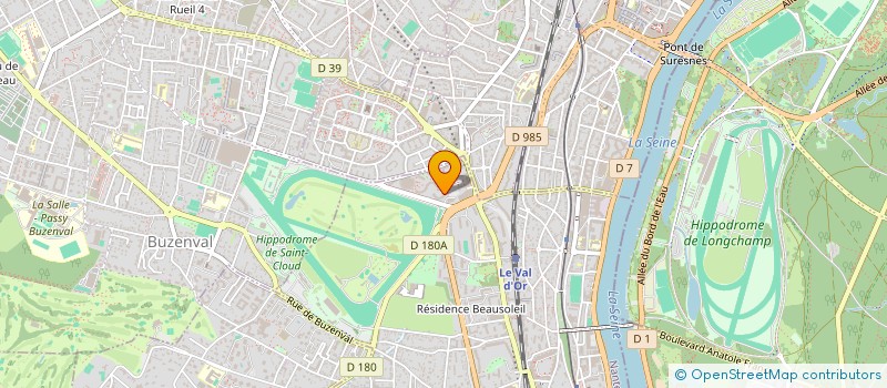 localisation de l'entreprise SCI ACX 92 à SAINT-CLOUD