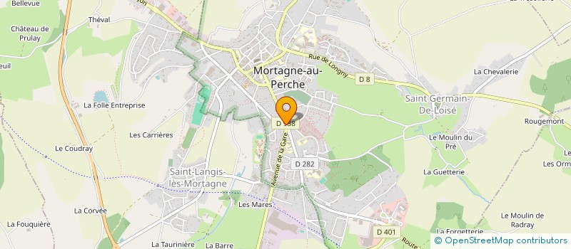 localisation de l'entreprise SCI ACYCA à MORTAGNE-AU-PERCHE