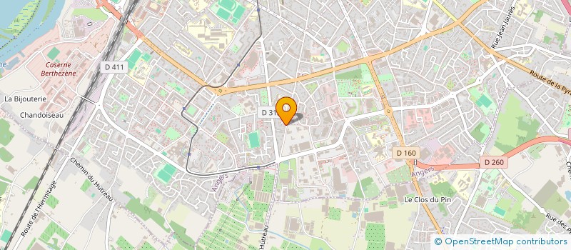 localisation de l'entreprise SCI AD à ANGERS