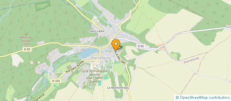 localisation de l'entreprise SCI AD  PIERREFONDS