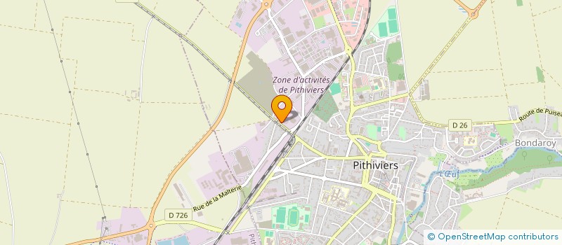 localisation de l'entreprise SCI AD  PITHIVIERS