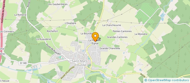 localisation de l'entreprise SCI AD  SAINT-MARS-D'OUTILLE