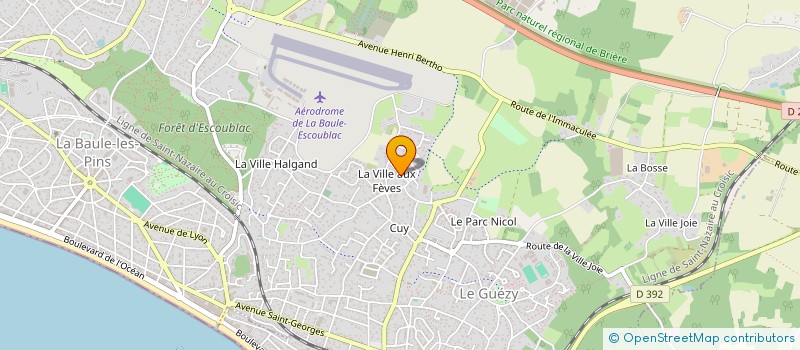 localisation de l'entreprise SCI AD  LA BAULE-ESCOUBLAC