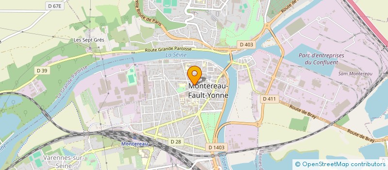 localisation de l'entreprise SCI AD à MONTEREAU-FAULT-YONNE