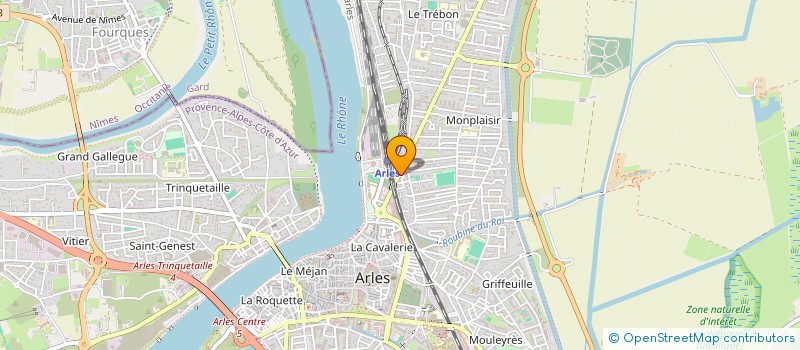 localisation de l'entreprise SCI AD'A à ARLES
