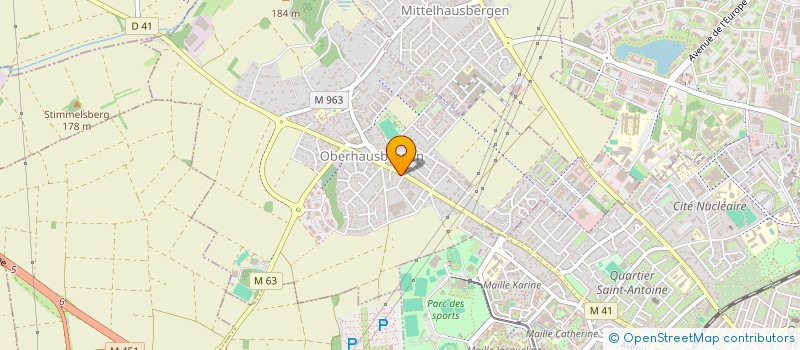 localisation de l'entreprise SCI AD.AM  OBERHAUSBERGEN