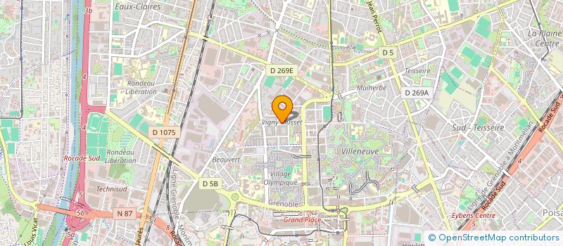 localisation de l'entreprise SCI AD ASTRA INVEST  GRENOBLE