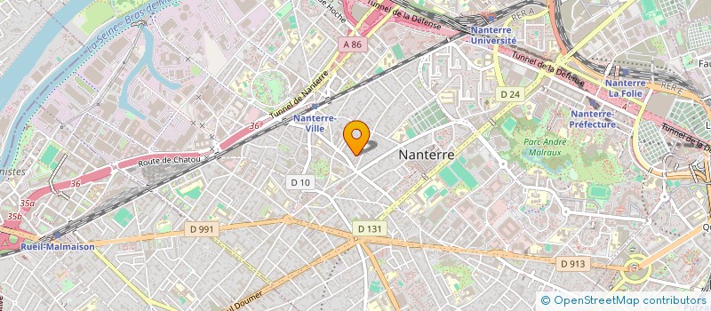 localisation de l'entreprise SCI AD BARBET  NANTERRE