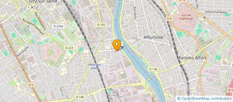 localisation de l'entreprise SCI AD CANNES  VITRY-SUR-SEINE