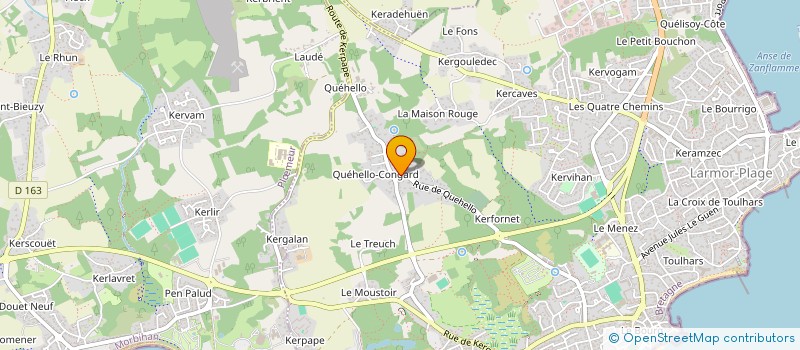 localisation de l'entreprise SCI AD CARNEL  LARMOR-PLAGE