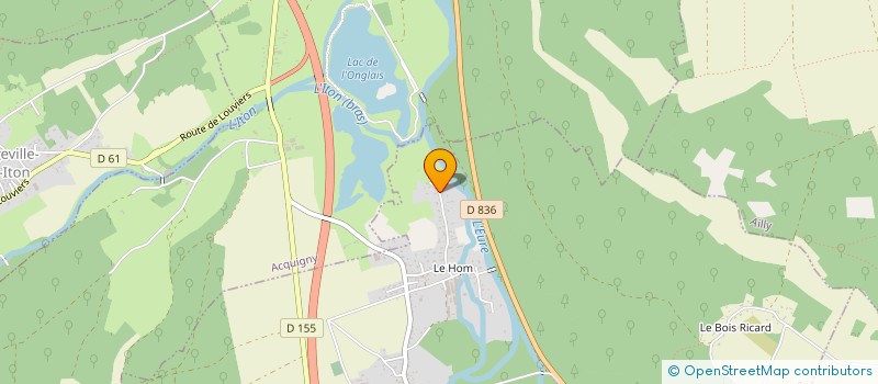 localisation de l'entreprise SCI AD COURBEVOIE  HEUDREVILLE-SUR-EURE