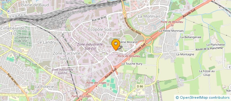 localisation de l'entreprise SCI AD'EX OUEST à CESSON-SEVIGNE
