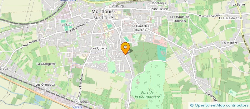 localisation de l'entreprise SCI AD HOC à MONTLOUIS-SUR-LOIRE