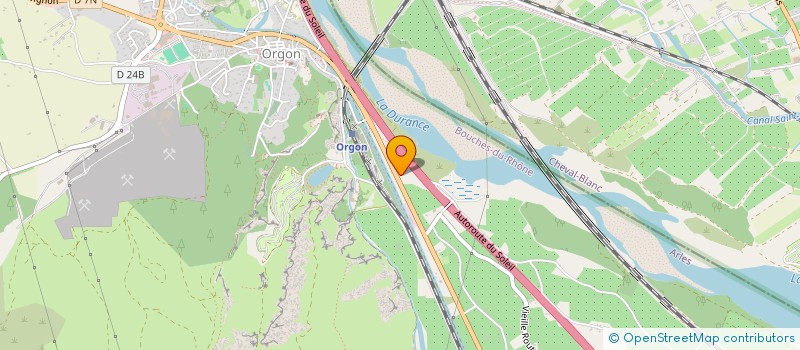 localisation de l'entreprise SCI AD IMMO  ORGON