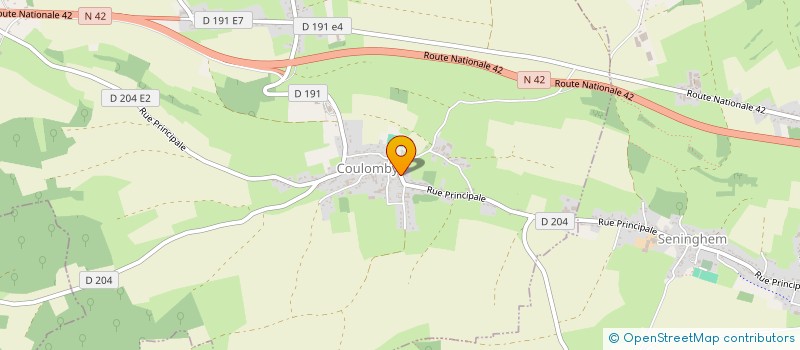 localisation de l'entreprise SCI AD IMMO  COULOMBY