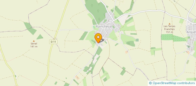 localisation de l'entreprise SCI AD INVESTISSEMENT  RAINCHEVAL