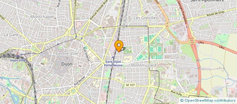 localisation de l'entreprise SCI AD.IST à DIJON