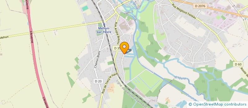 localisation de l'entreprise SCI AD LUNAM  MEHUN-SUR-YEVRE