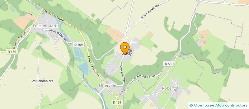 localisation de l'entreprise SCI AD&NO  OHERVILLE