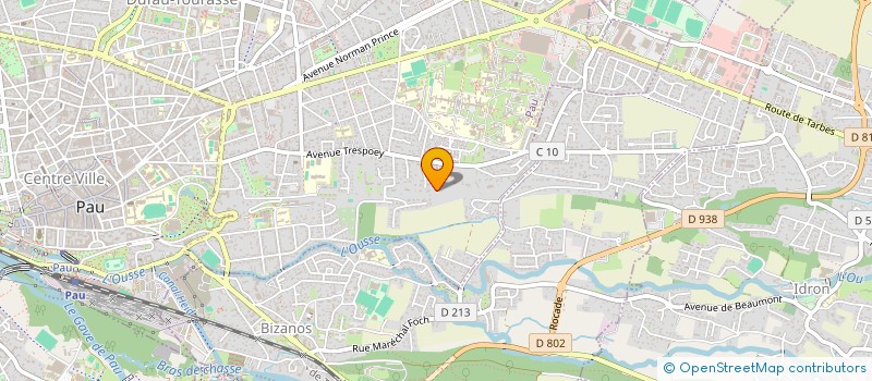 localisation de l'entreprise SCI AD PATRIMOINE à PAU