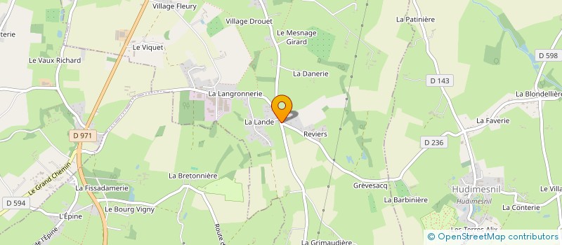 localisation de l'entreprise SCI AD ST GERVAIS  COUDEVILLE-SUR-MER