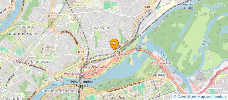 localisation de l'entreprise SCI AD VALOREM  CALUIRE-ET-CUIRE