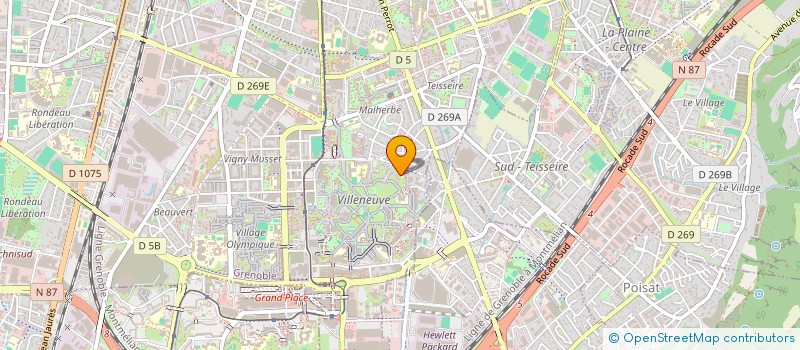 localisation de l'entreprise SCI AD VITAM  GRENOBLE
