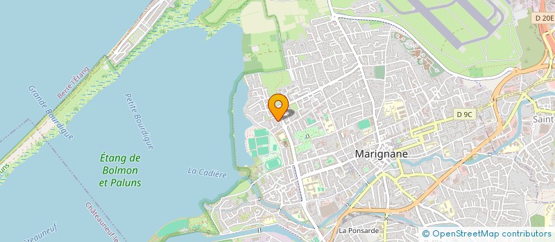 localisation de l'entreprise SCI AD YOU  MARIGNANE