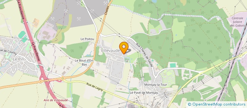 localisation de l'entreprise SCI AD2L à VILLEVAUDE