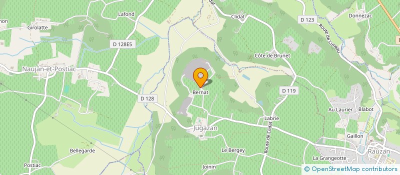 localisation de l'entreprise SCI AD31  JUGAZAN