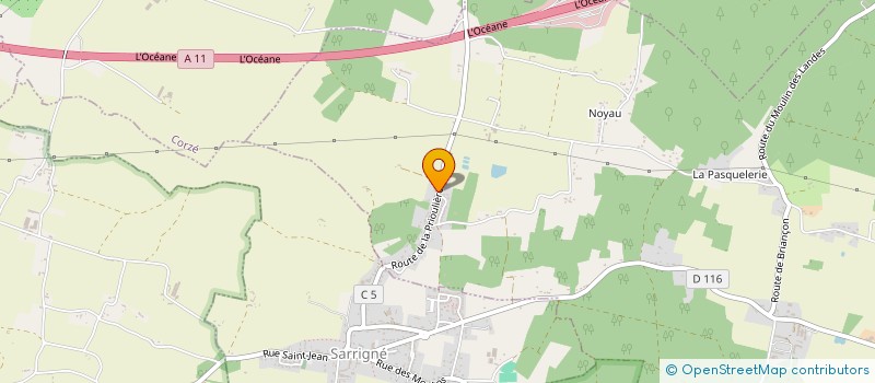 localisation de l'entreprise SCI ADA  LOIRE-AUTHION