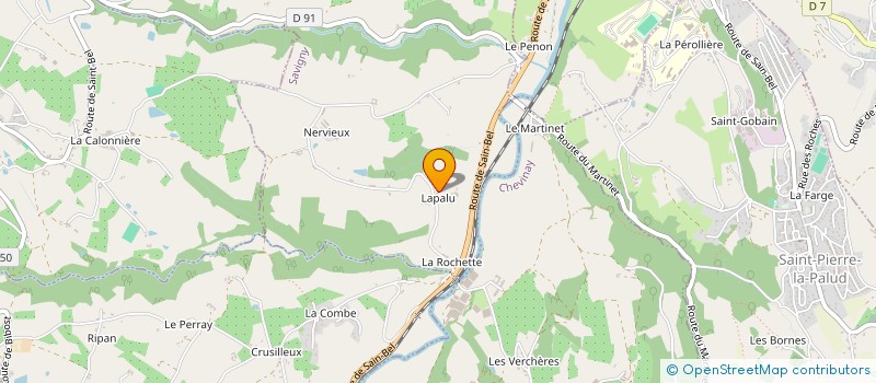 localisation de l'entreprise SCI ADA  LENTILLY