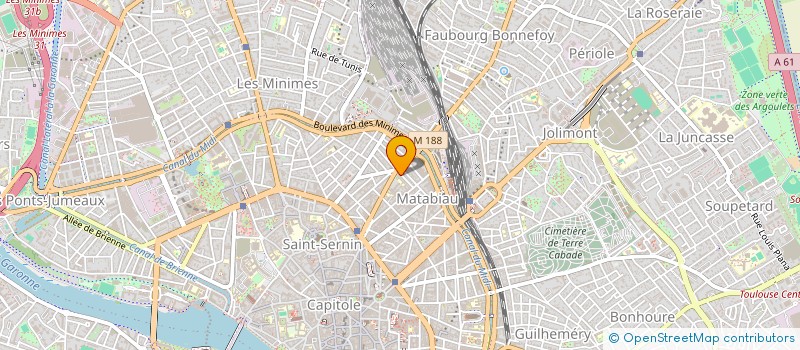 localisation de l'entreprise SCI ADA à TOULOUSE