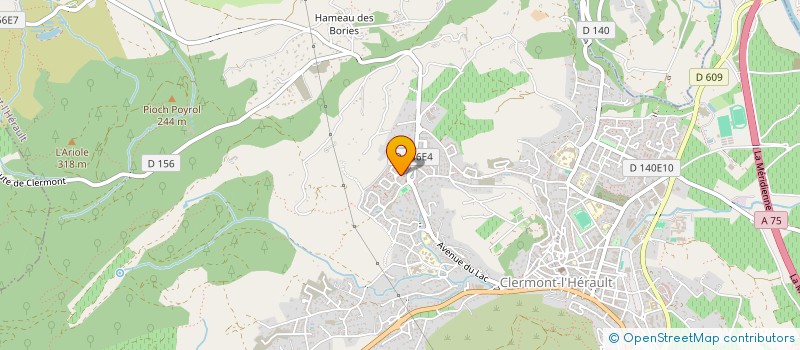 localisation de l'entreprise SCI ADA  CLERMONT-L'HERAULT