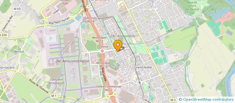 localisation de l'entreprise SCI ADA  BLAGNAC