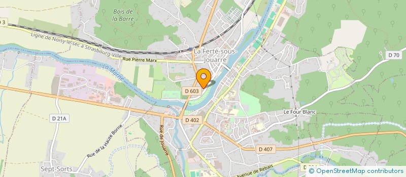 localisation de l'entreprise SCI ADA ET ARIANE  LA FERTE-SOUS-JOUARRE
