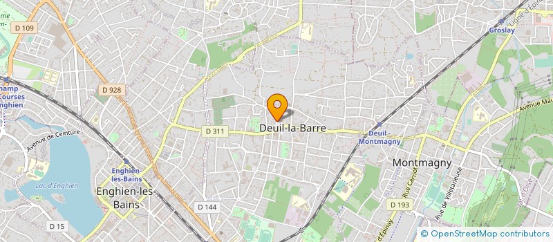 localisation de l'entreprise SCI ADAGE à DEUIL-LA-BARRE