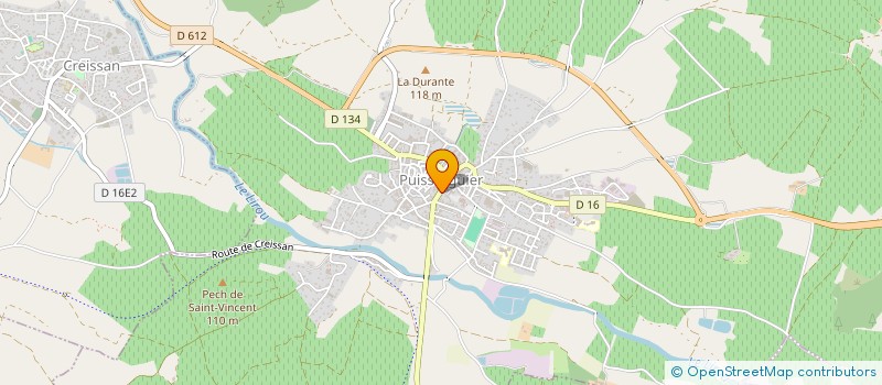 localisation de l'entreprise SCI ADAJE  PUISSERGUIER