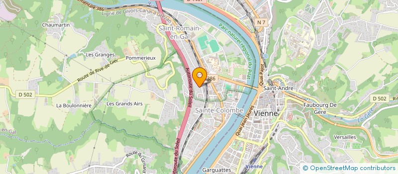 localisation de l'entreprise SCI ADAL  SAINT-ROMAIN-EN-GAL