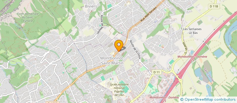 localisation de l'entreprise SCI ADAL  MONTBONNOT-SAINT-MARTIN