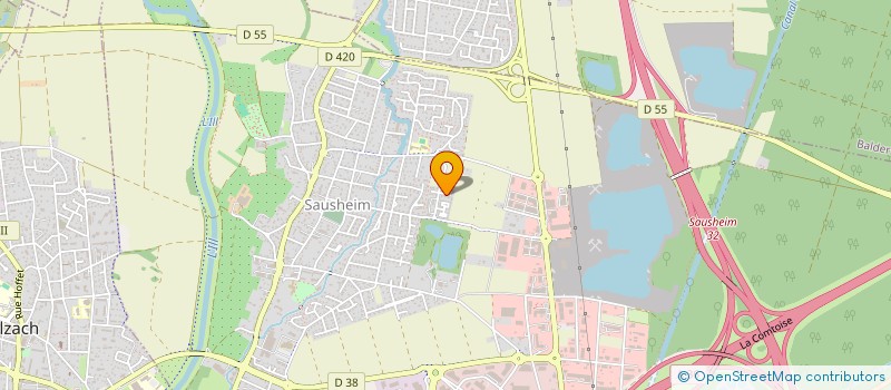 localisation de l'entreprise SCI ADALINE II  SAUSHEIM