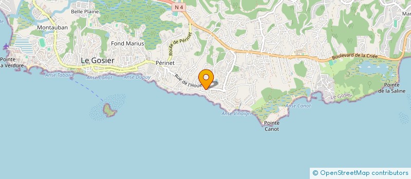 localisation de l'entreprise SCI ADALOE à LE GOSIER