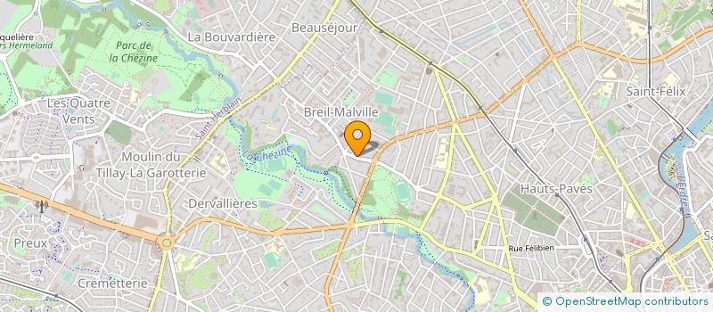 localisation de l'entreprise SCI ADAM à NANTES
