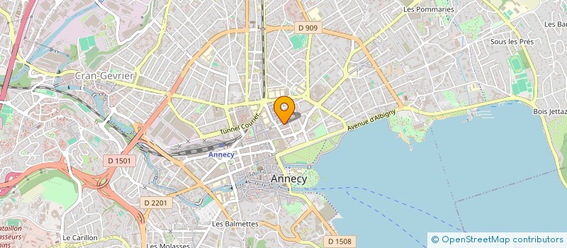 localisation de l'entreprise SCI ADAM à ANNECY